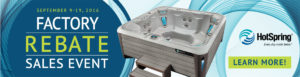 Hot Spring Rebate Sale at Panama City Hot Spring